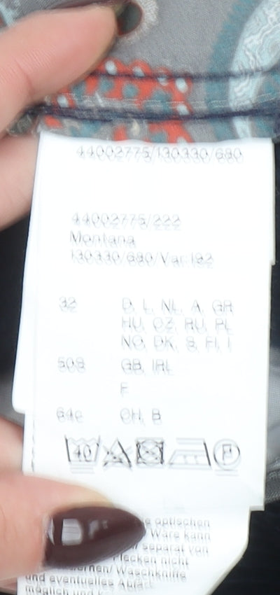 BRÜHL Men's Blue Corduroy Chino Trousers Size 32 Regular Fit