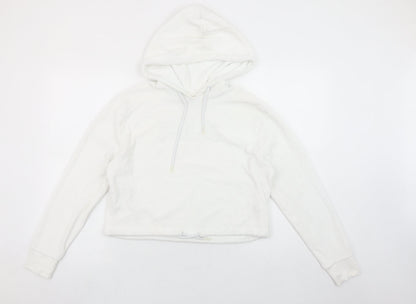 Womens UK Size S FILA White Pullover Hoodie