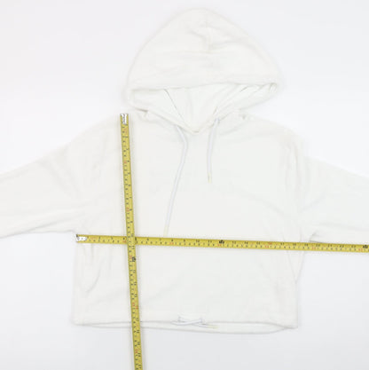 Womens UK Size S FILA White Pullover Hoodie