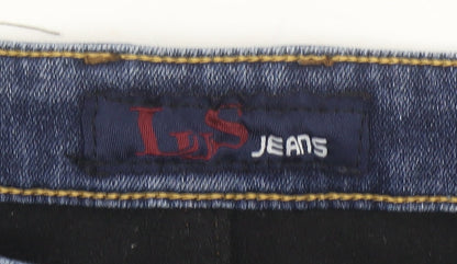 Mens UK Size 37 LUS Jeans Regular Fit Straight Blue Jeans