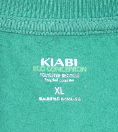 Womens UK Size XL Kiabi Green Pullover Sweatshirt