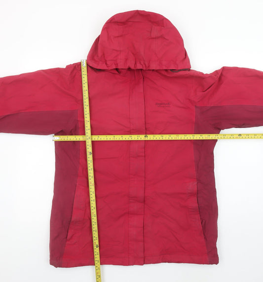 Womens UK Size 14 Regatta Red Rain Coat