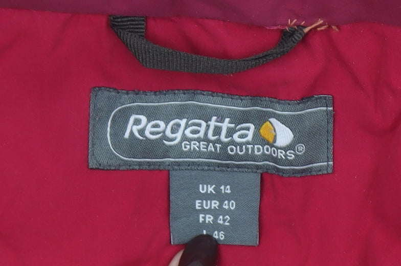 Womens UK Size 14 Regatta Red Rain Coat