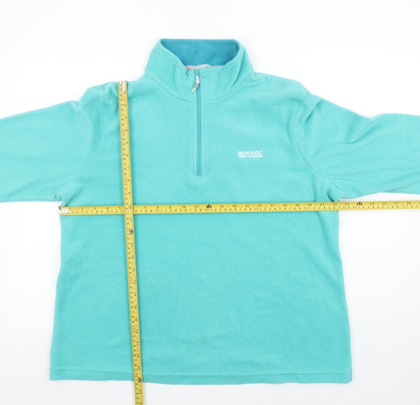 Regatta Great Outdoors Women’s Blue 1/4 Zip Fleece Sweatshirt UK 18