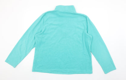 Regatta Great Outdoors Women’s Blue 1/4 Zip Fleece Sweatshirt UK 18