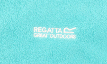 Regatta Great Outdoors Women’s Blue 1/4 Zip Fleece Sweatshirt UK 18