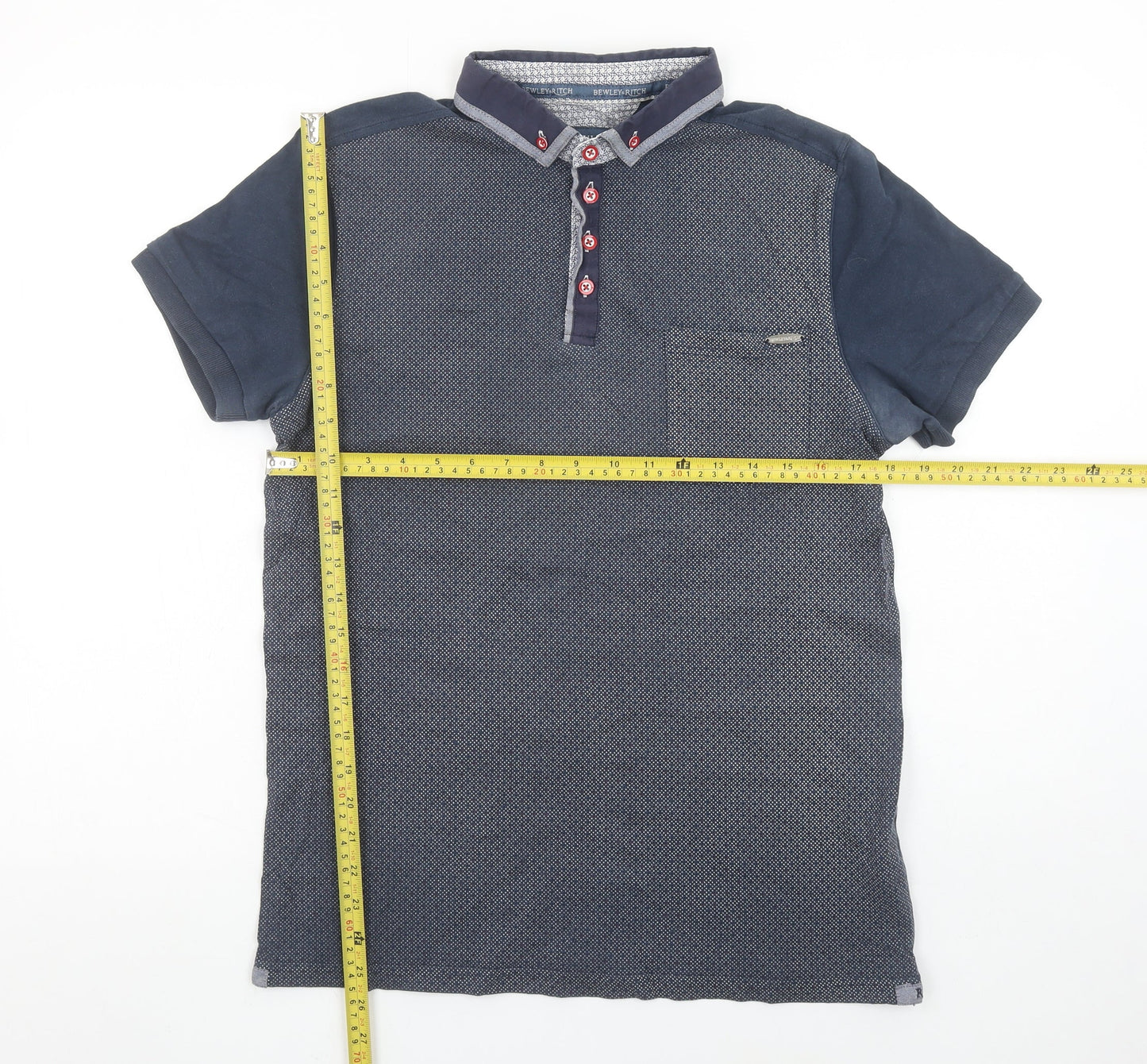 Mens UK Size L Bewley & Ritch Cotton Polo Shirt