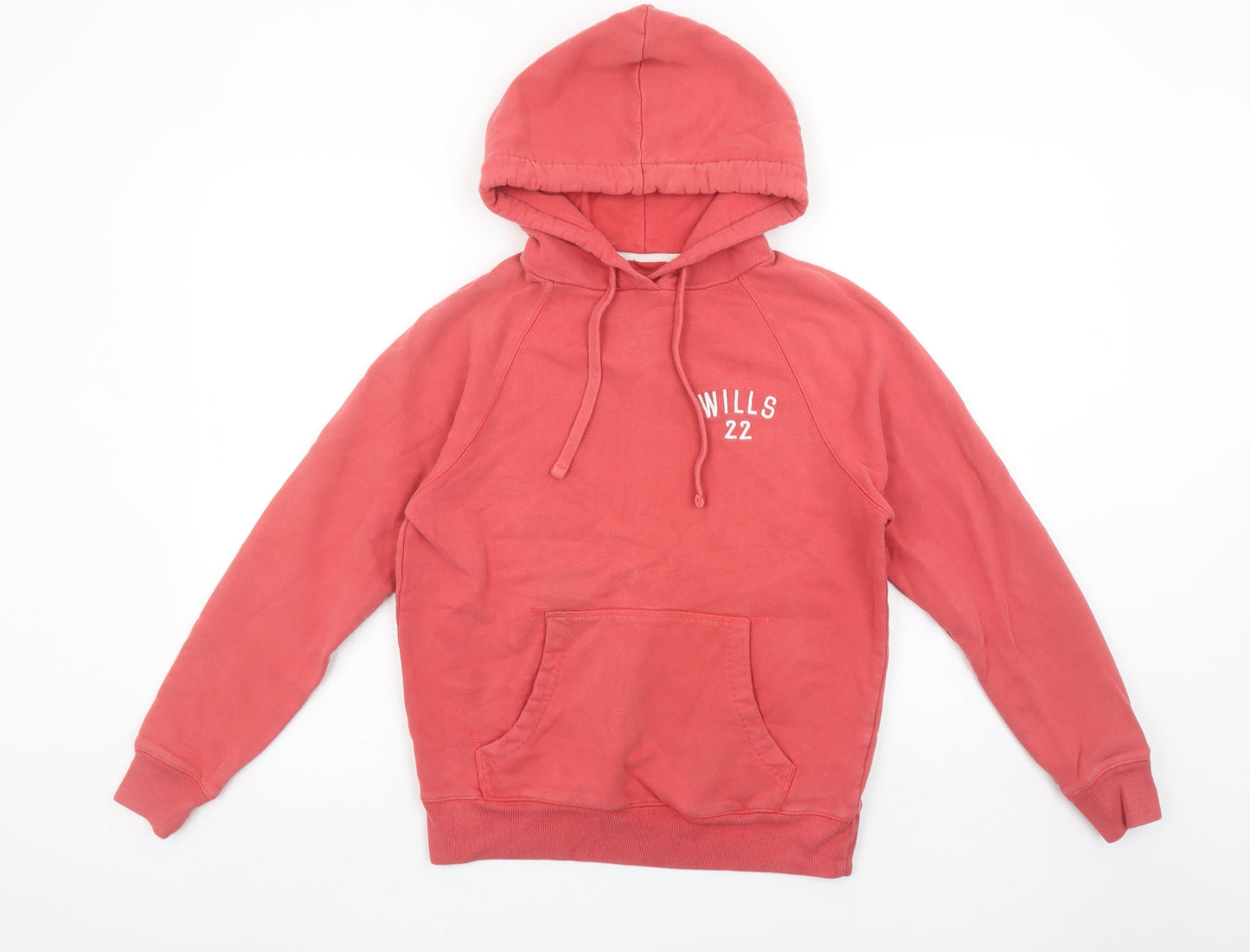 Womens UK Size 8 Jack Wills Pink Pullover Hoodie