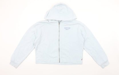 Womens UK Size S Levi's Blue Full Zip Hoodie