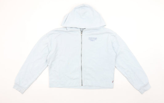 Womens UK Size S Levi's Blue Full Zip Hoodie