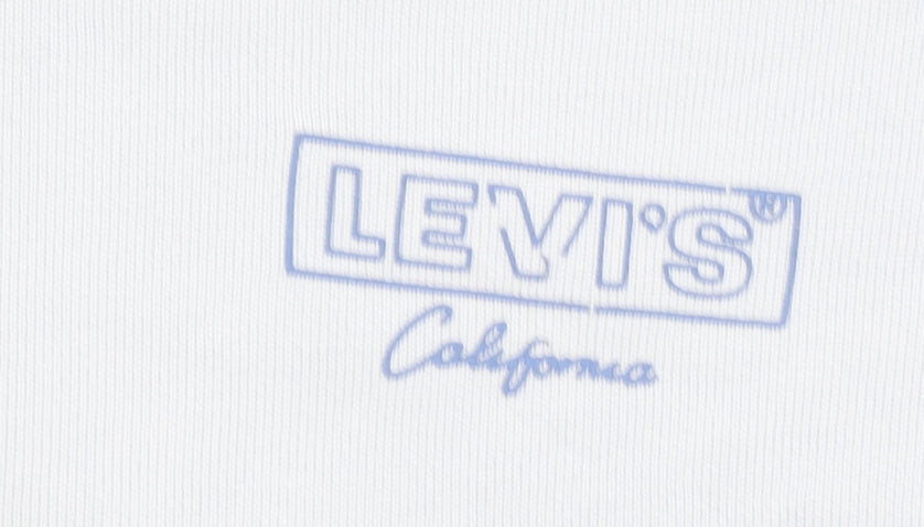 Womens UK Size S Levi's Blue Full Zip Hoodie