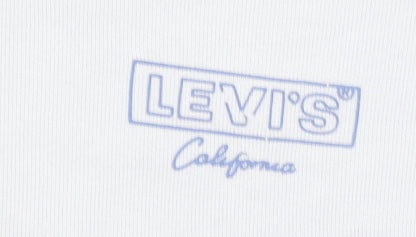 Womens UK Size S Levi's Blue Full Zip Hoodie