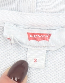 Womens UK Size S Levi's Blue Full Zip Hoodie
