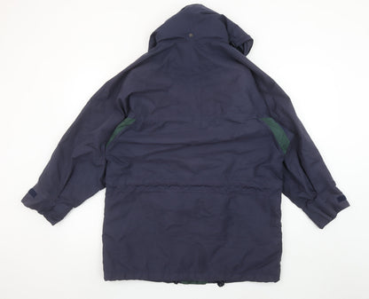 Mens UK Size S Bradsport Blue Parka Coat