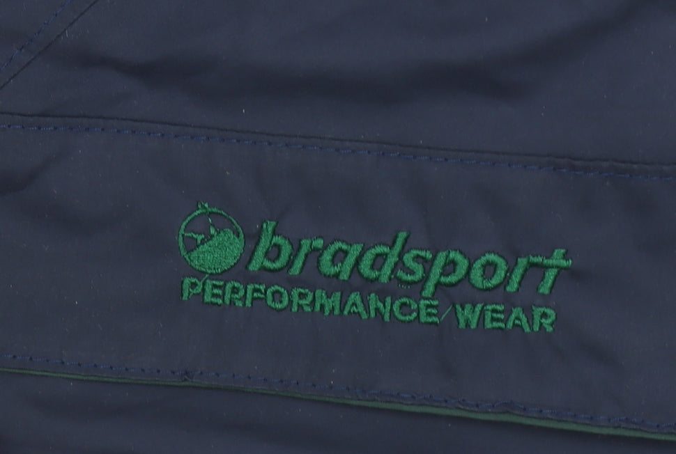 Mens UK Size S Bradsport Blue Parka Coat