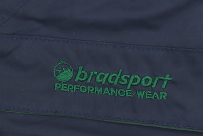 Mens UK Size S Bradsport Blue Parka Coat
