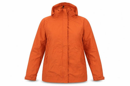 Womens UK Size 10 Quechua Orange Rain Coat