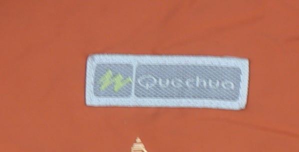 Womens UK Size 10 Quechua Orange Rain Coat
