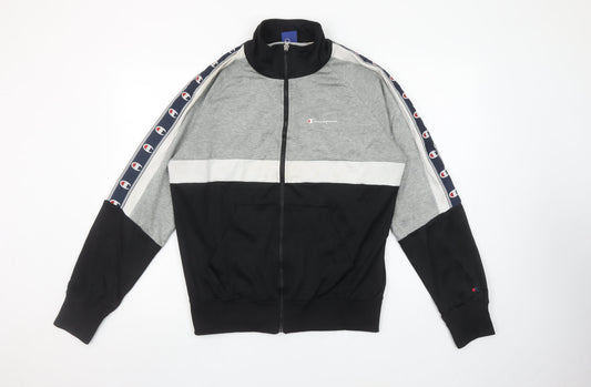 Mens UK Size M Champion Multicoloured Full Zip Sweatshirt