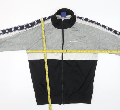 Mens UK Size M Champion Multicoloured Full Zip Sweatshirt