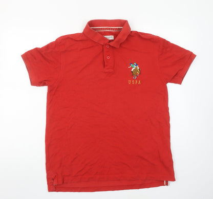 Mens UK Size L U.S. Polo Assn. 100% Cotton Polo Shirt