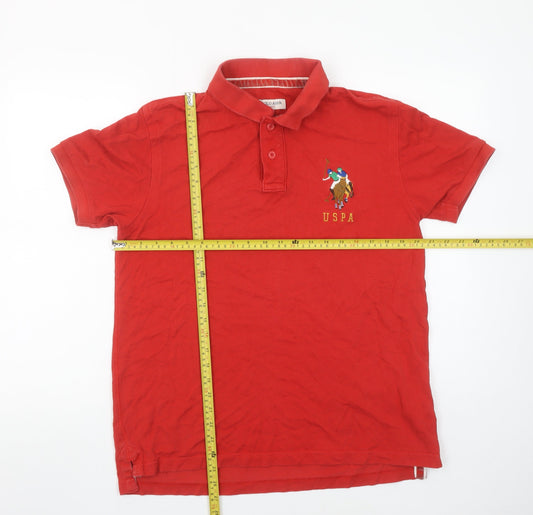 Mens UK Size L U.S. Polo Assn. 100% Cotton Polo Shirt