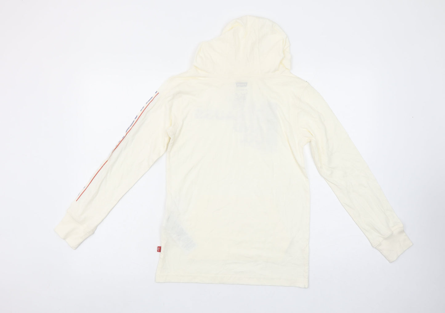 Boys UK Size 10-12 Years Levi's Ivory Pullover Hoodie