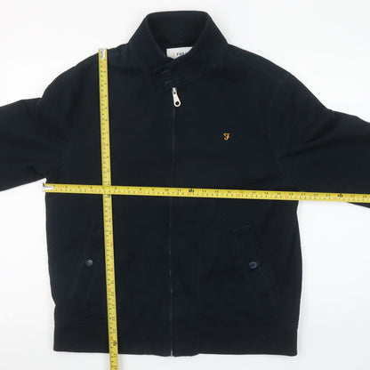 Mens UK Size L Farah Black Bomber Jacket