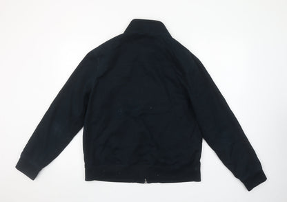 Mens UK Size L Farah Black Bomber Jacket
