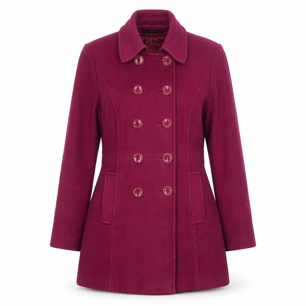 Womens UK Size 12 BHS Pink Pea Coat
