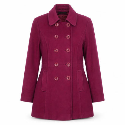 Womens UK Size 12 BHS Pink Pea Coat