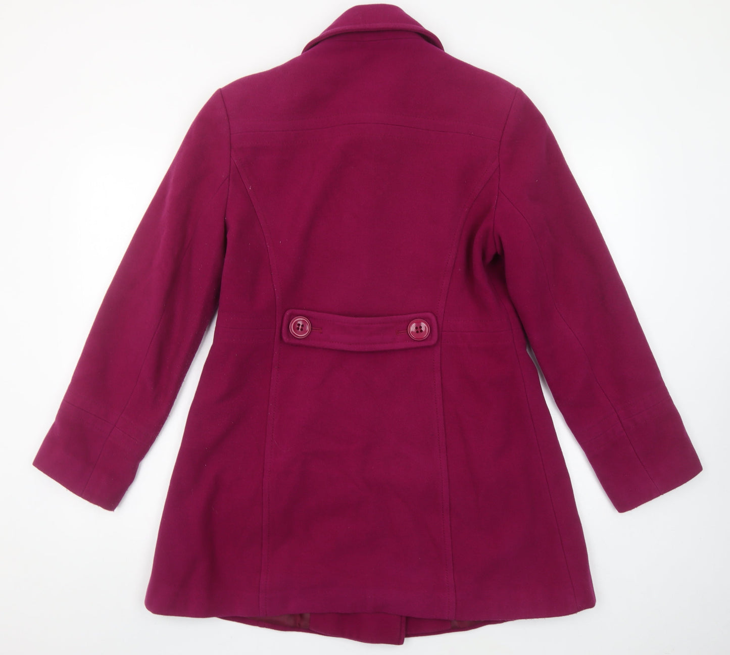Womens UK Size 12 BHS Pink Pea Coat