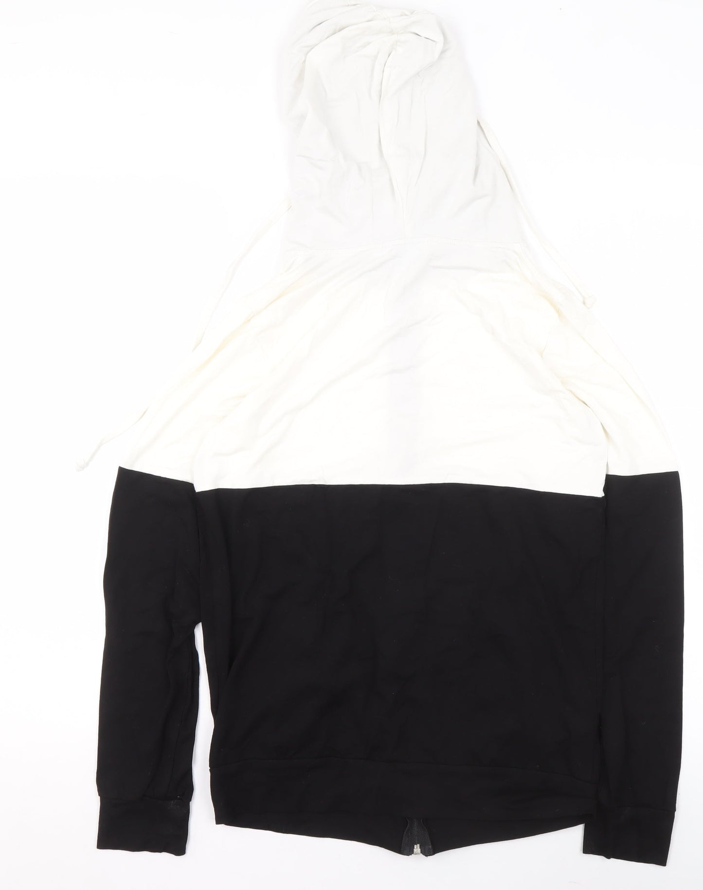Womens UK Size M Chelsea Clark Black Full Zip Hoodie