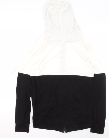 Womens UK Size M Chelsea Clark Black Full Zip Hoodie