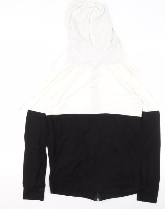 Womens UK Size M Chelsea Clark Black Full Zip Hoodie