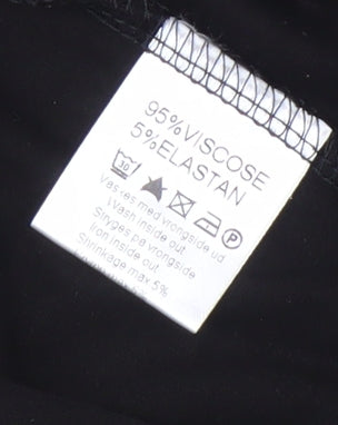 Womens UK Size M Chelsea Clark Black Full Zip Hoodie