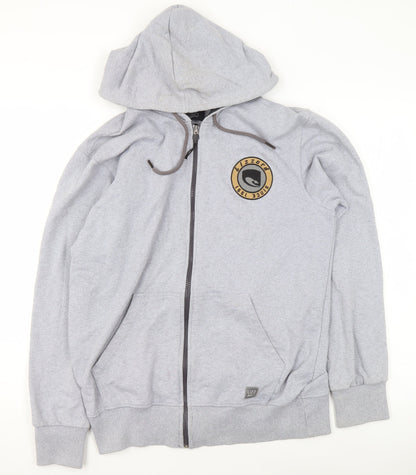 Mens UK Size S Lizzard Grey Gym & Training Running & Jogging Walking Jacket