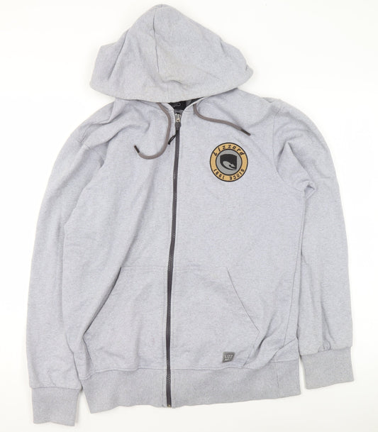 Mens UK Size S Lizzard Grey Gym & Training Running & Jogging Walking Jacket
