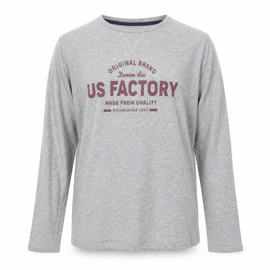 Womens UK Size S La Redoute Grey Basic T-Shirt