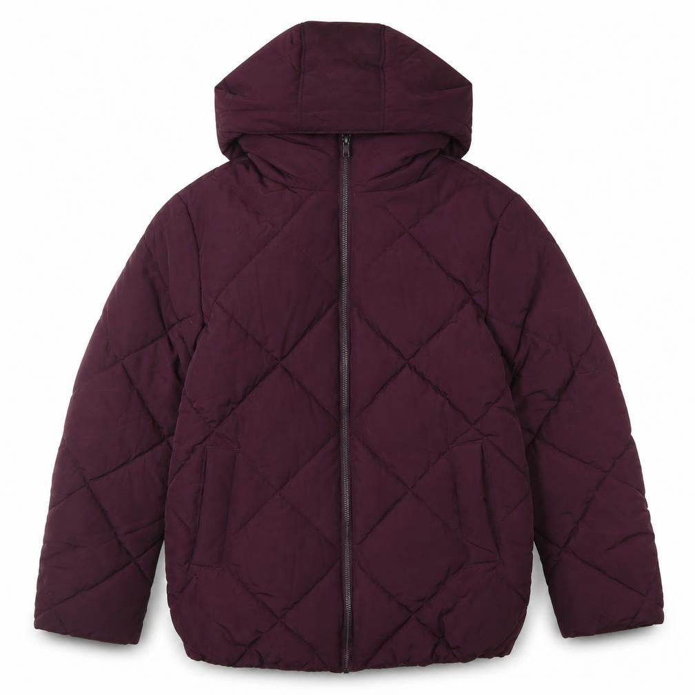 Womens UK Size 8 ASOS Purple Puffer Jacket