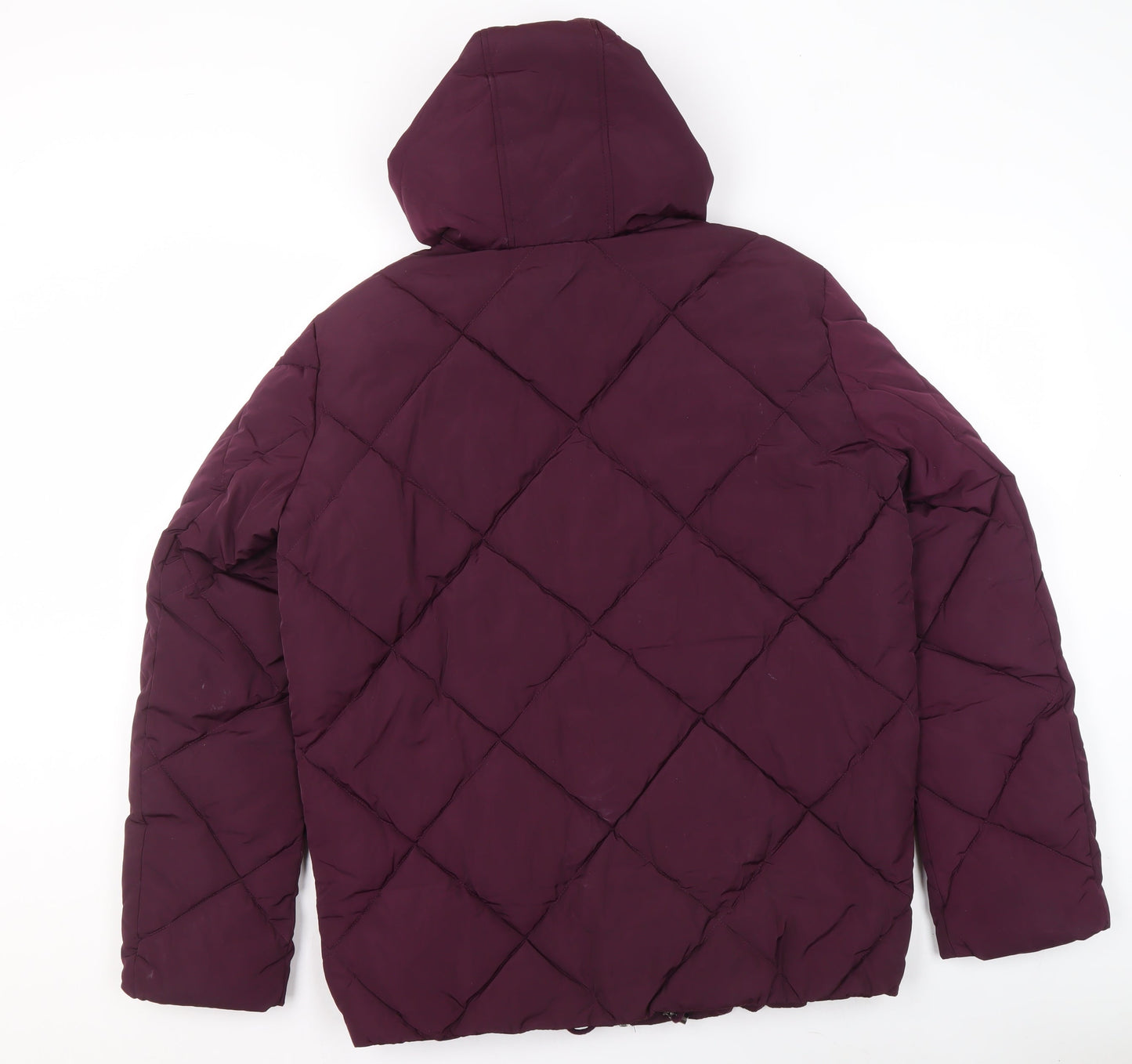 Womens UK Size 8 ASOS Purple Puffer Jacket