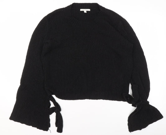 Womens UK Size 12 Tom Tailor Denim Black Pullover Jumper