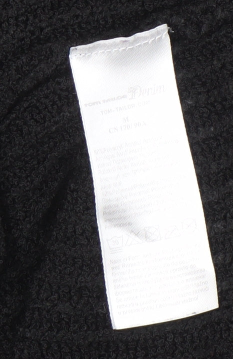 Womens UK Size 12 Tom Tailor Denim Black Pullover Jumper