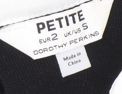 Womens UK Size S Dorothy Perkins Black Pullover Jumper