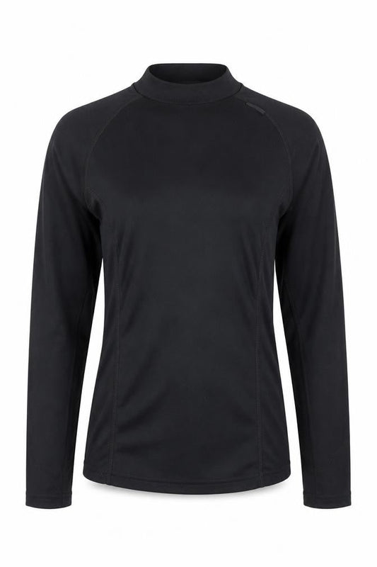 Womens UK Size M DECATHLON Black Basic T-Shirt