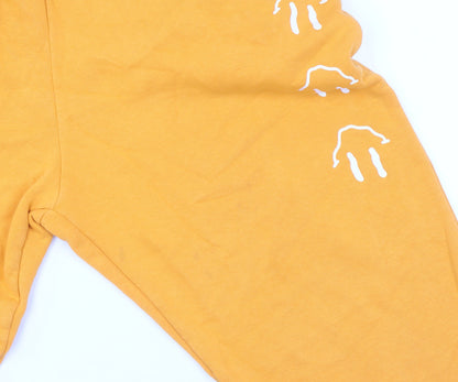 Womens UK Size M SKINNY DIP LONDON Relaxed Fit Jogger Yellow Trousers