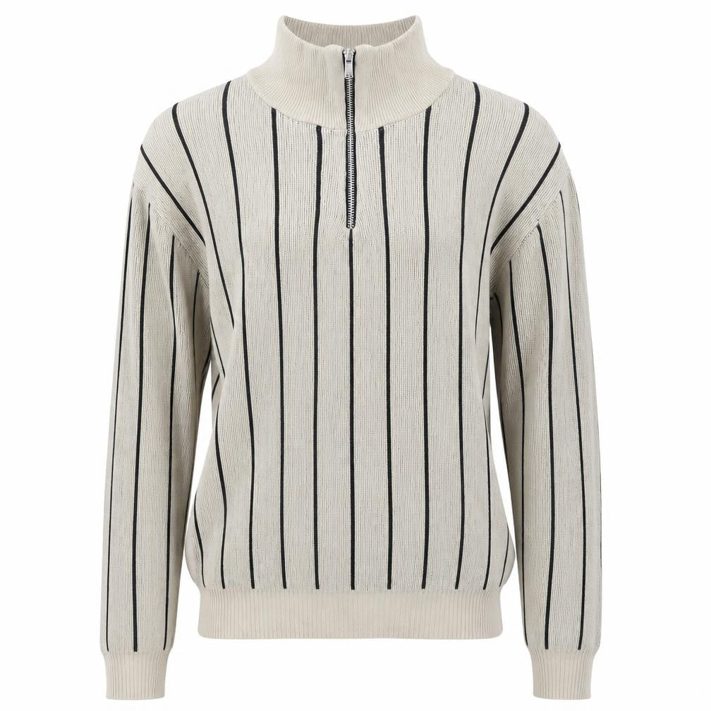 Mens UK Size S boohooMAN Beige 1/2 Zip Sweatshirt