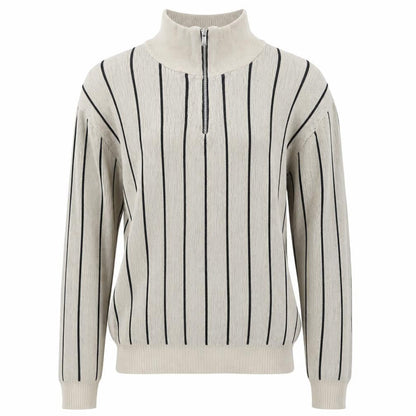 Mens UK Size S boohooMAN Beige 1/2 Zip Sweatshirt
