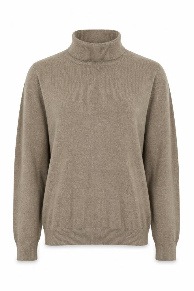 Womens UK Size XL OBJECT Beige Pullover Jumper