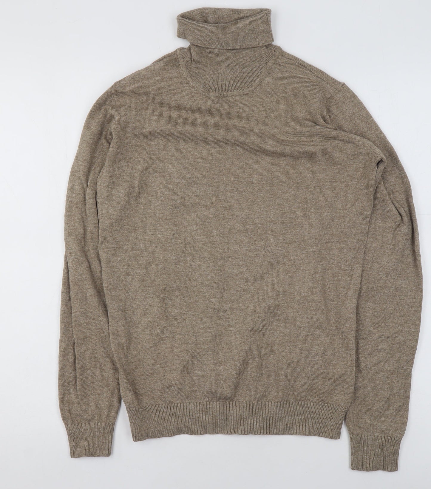 Womens UK Size XL OBJECT Beige Pullover Jumper